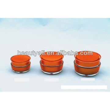 Mushroom Shape Double Wall Acrylic Cream Cosmetic Container